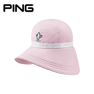 핑 골프모자 여성용 와이드캡 프리사이즈 핑크