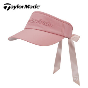 테일러메이드 코리아 골프모자 W 하이크라운 리본 바이저 여성용 핑크